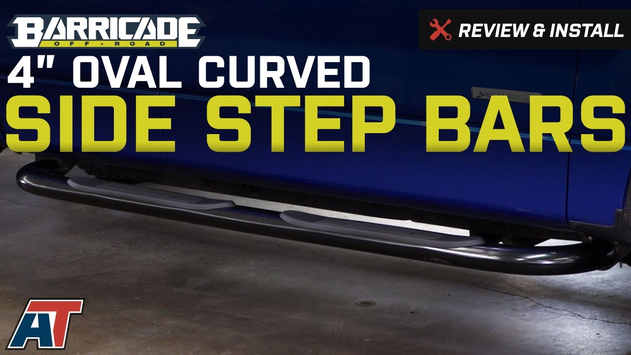2009-2014 F150 Barricade 4" Oval Curved Side Step Bar Review & Install