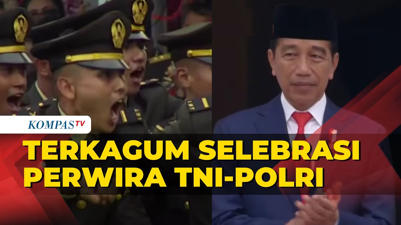 Jokowi Sampai Tepuk Tangan! Saksikan Selebrasi Gabungan Pelantikan Perwira TNI-Polri di Istana