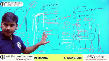 (Part-2) Garment Dummy measurement Calculation Kaise Kare ? by AG Pattern Institute Noida