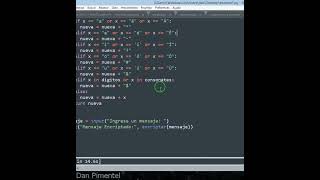Algoritmo de encriptaci贸n de texto en Python que reemplaza vocales y letras #algoritmo Profile