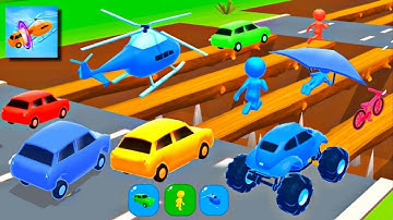 Shape-shifting #30 Games All Levels Gameplay Android IOS, Walkthrough Mobile Stick Run