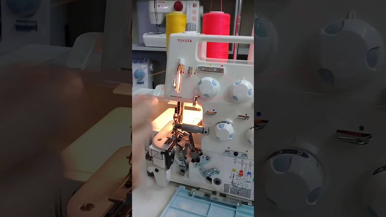 КАК ЗАПРАВЛЯТЬ ОВЕРЛОК ТОЙОТА #TOYOTA