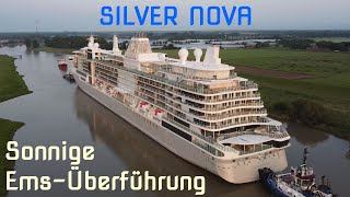 Ems-Überführung SILVER NOVA ab Meyerwerft Papenburg am 5.06.2023