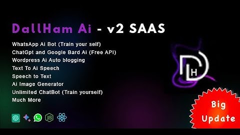 DallHam v2 - All Ai Features in One App SAAS System