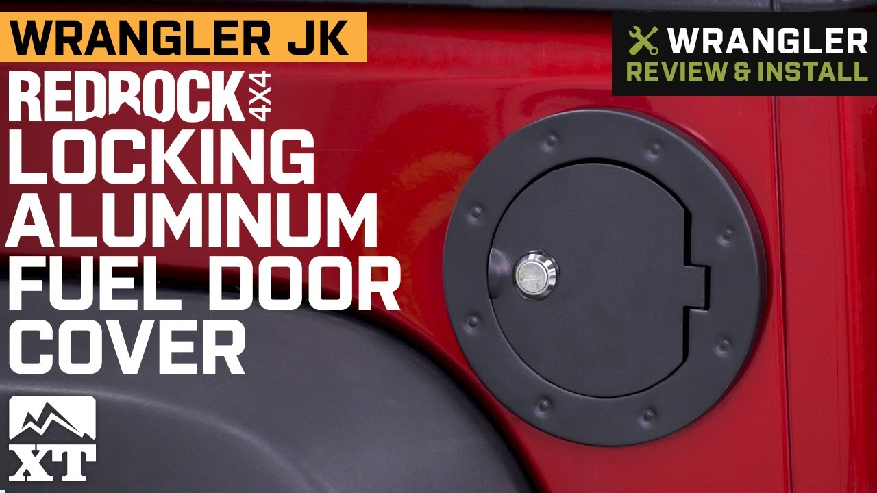 Chrome Plated Direct Bolt on Gas Door Cover for 07-17 Jeep Wrangler JK