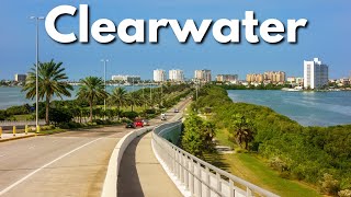 Clearwater Beach Florida - Driving Through Clearwater Beach Florida 4k UHD
