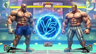 ULTRA STREET FIGHTER 4: Sagat vs Abel - Tiger Fireball vs Wheel Kick!