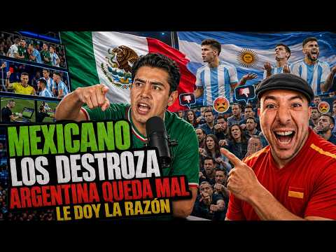 MEXICANO DESTROZA A LA SELECCIÓN ARGENTINA… Y UN ESPAÑOL LO CONFIRMA 🇲🇽🇪🇸