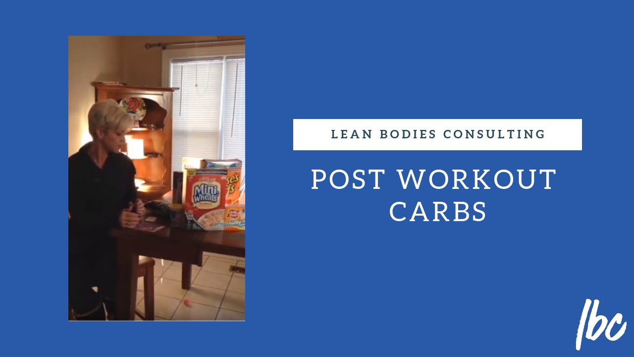 Post Workout Carbs YouTube