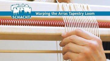 Warping the Arras Tapestry Loom