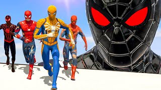 Spiderman & Spider-Man Miles Morales & Spider Man PS4 vs Black Iron-Spider