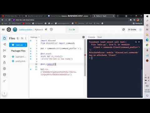 How to make a discord bot with discord.py | Part 1 Setup