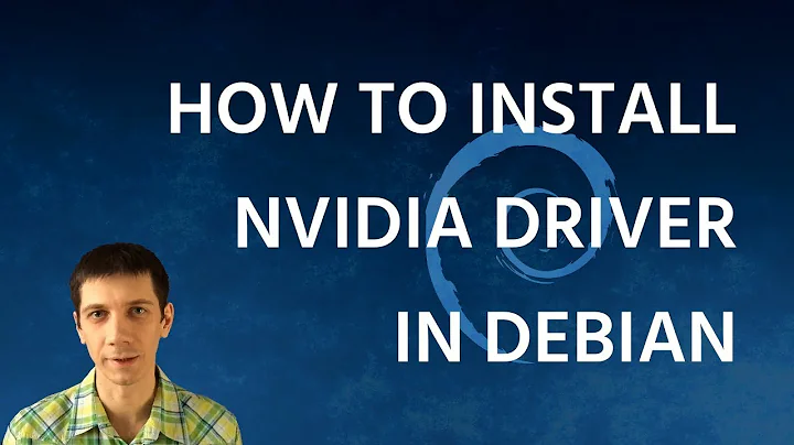 How to Install Nvidia Driver in Debian + XFCE fix