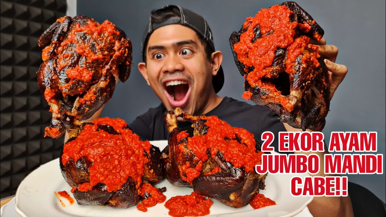 BUKA PUASA PAKE 2 EKOR AYAM ASAP JUMBO MANDI CABE DARI JOGJA! 