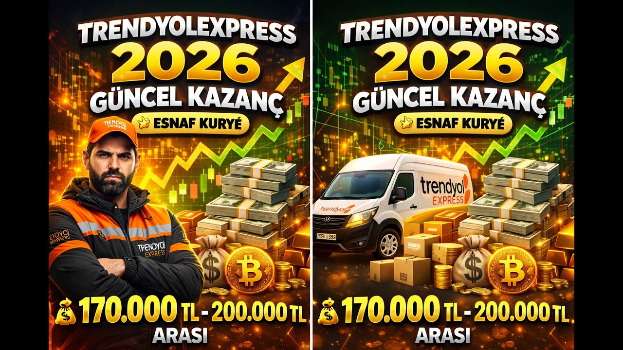 TRENDYOL EXPRESS 2026 GUNCEL KAZANC ve GİDERLER