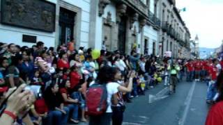 ISDE 2010 Morelia Michoacán. Selección Chilena recibiendo el apoyo del público mexicano.