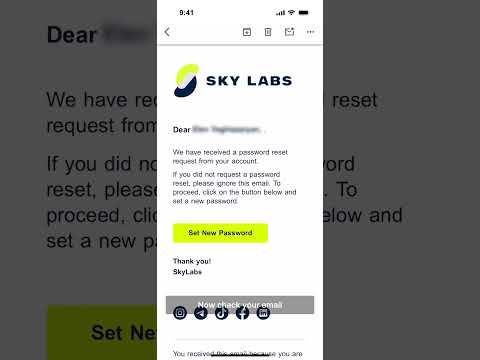 How to recover password in SkyLabs wallet.