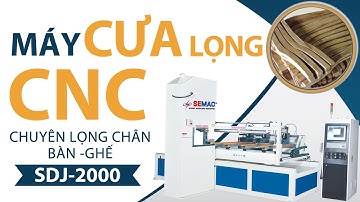 Máy cưa lọng cnc chuyên lọng chân ghế SDJ-2000 I Máy cưa lọng #semac
