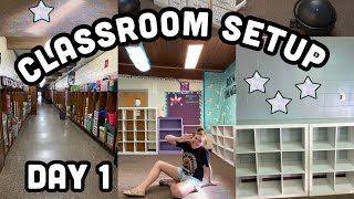 Classroom Setup Day 1: getting everything back in my room!