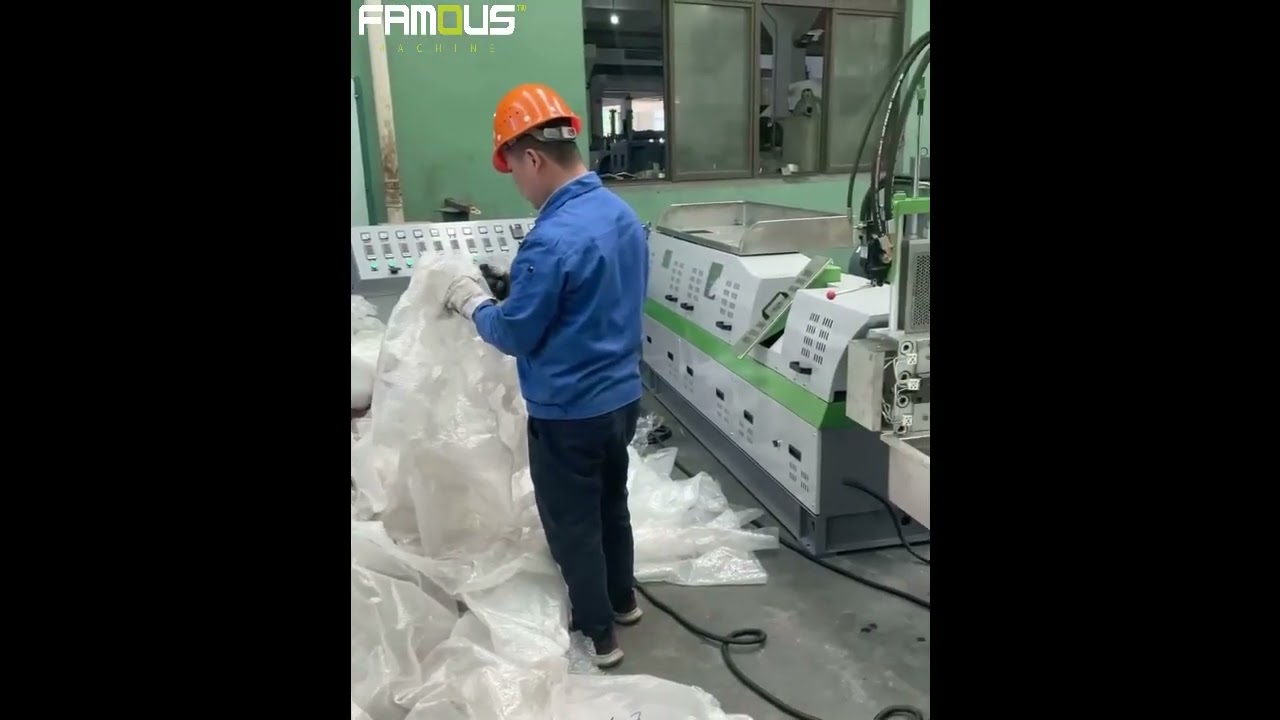 pp pe film single stage pelletizing line/pp pe film recycling pelletizing machine/film pelletizer