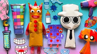 NUMBERBLOCKS MOM 3 PREGNANT 🤰 NUMBERBLOCKS 6 / DIY ASMR 