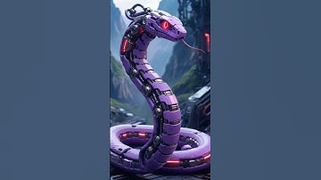 Transformations of Future Robot snake king. #shorts #airobot #aiart #ai #shortfeed #transformation