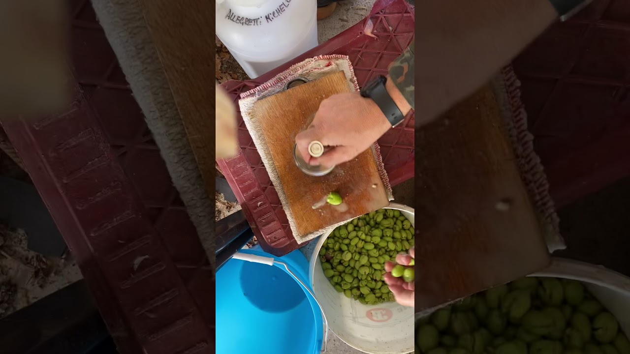 Olive schiacciate calabresi