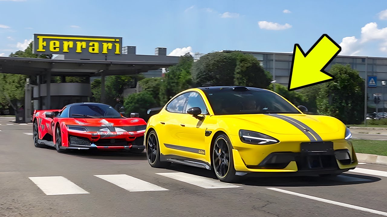 Ferrari Testing… with a Xiaomi SU7 Ultra EV?! 😳