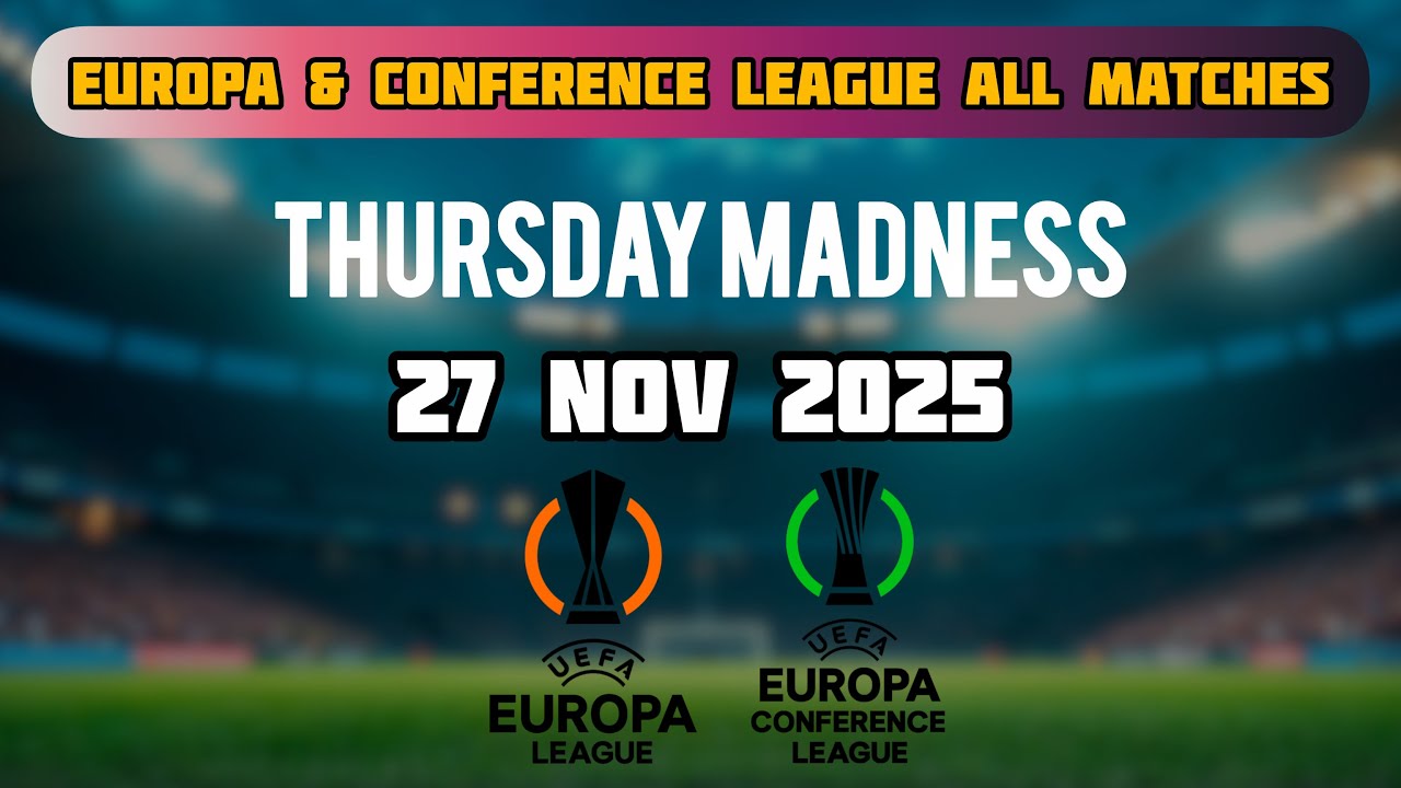 UEFA Europa League & Conference League Predictions Today (27 Nov 2025) | GoldenGoalTips Thursday