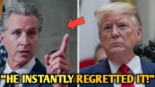 Gavin Newsom Calls Trump a Disgrace on Live TV — Then Trump Makes Him Regret Instantly