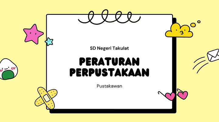 Sebutkan tiga tata tertib di perpustakaan yang harus ditaati siswa