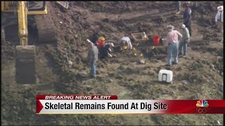 Skeletal remains found at dig site