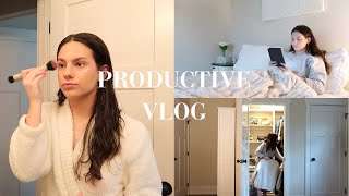 VLOG: cleaning, chat with me, what i'm currently reading, etc