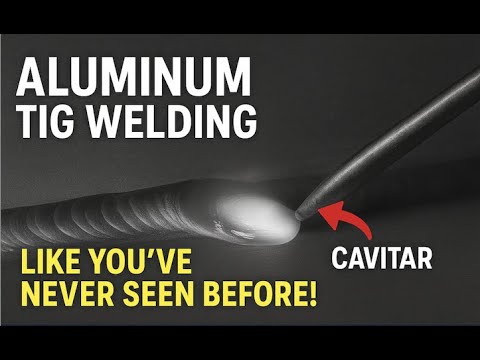 🔥🔥Aluminum TIG Welding Like You’ve NEVER Seen Before! | Arc-Free Cavitar Camera🔥🔥