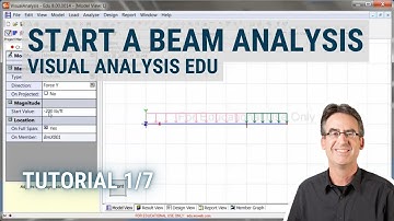 Starting a Beam Analysis (VisualAnalysis Edu Tutorial 1/7)