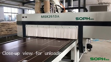 CNC MACHINING CENTER--Nesting MSK2513A in End-user customer