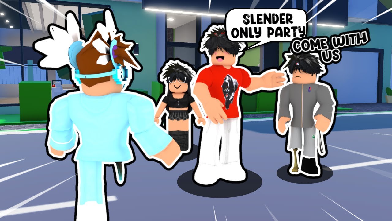 SLENDER PARTY ONLY IN BROOKHAVEN RP ROBLOX 