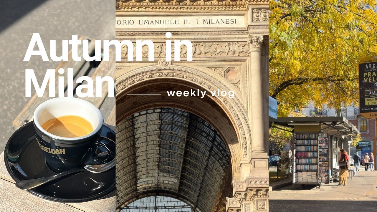🇮🇹 밀라노 80년된 로스팅 커피 맛집 카페 추천☕️ | 가을 일상 | This Week in Milano 🍂 Autumn Vlog