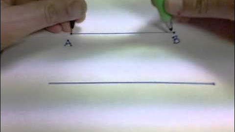 Constructing Congruent Segments