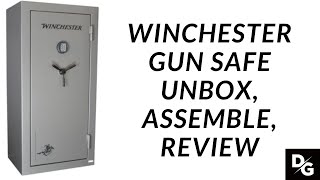 Winchester Gun Safe  Unbox, assembly and review