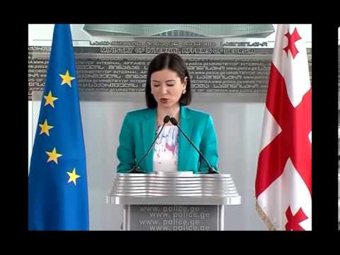 ბრიფინგი შსს-ში - ნინო გიორგობიანი სამეგრელოში ამოღებული იარაღის არსენალის შესახებ საუბრობს