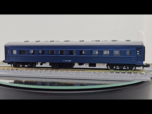 TOMIX 国鉄客車35系(ブルー)【オハフ33・オハ35】 - YouTube