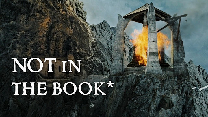 Peter Jackson’s Most Profound Change to the Lord of the Rings