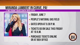 Miranda Lambert coming to Altoona Curve's PNG Field Resimi