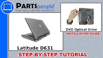 Dell Latitude D631 (PP18L) DVD Optical Drive How-To Video Tutorial