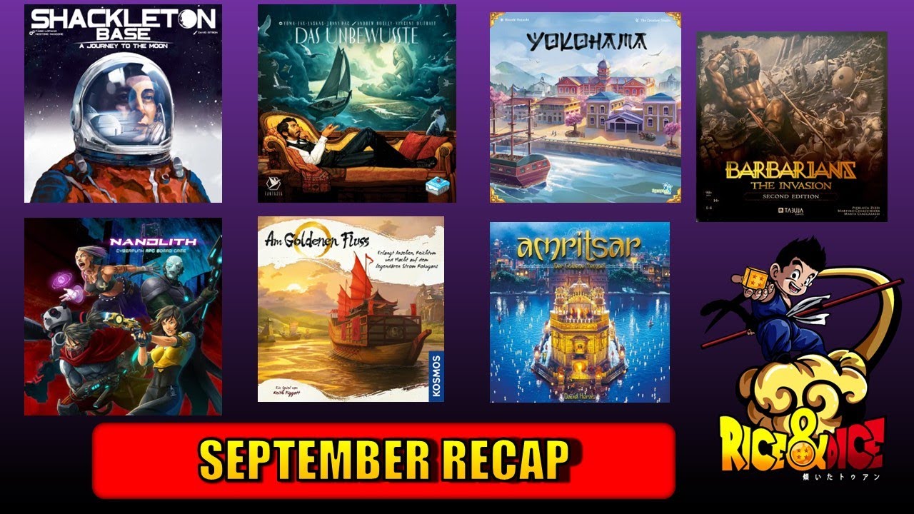 Rückblick gespielter Spiele | September 2025 - Brettspiel Recap - Rice & Dice