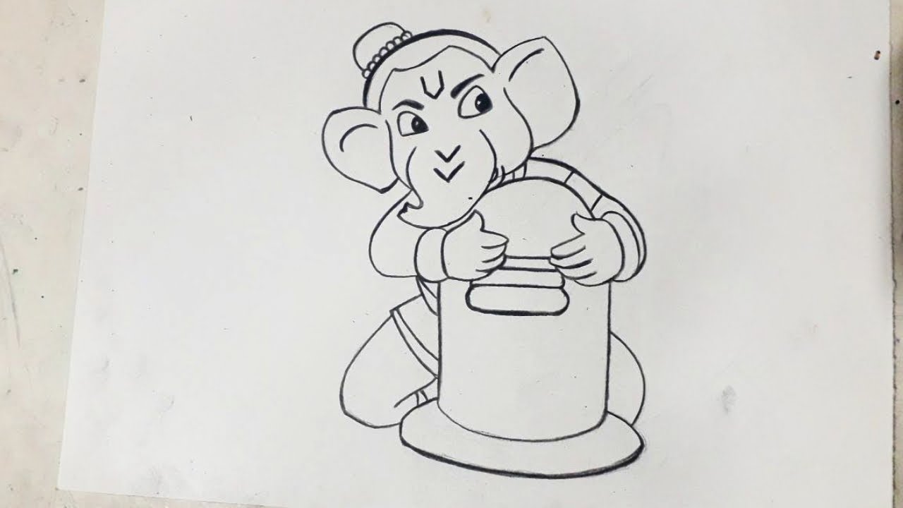 Featured image of post Cartoon Ganesh Drawing Easy Step By Step / How to draw letter s from 1111 step by step doodle art for kids learning.