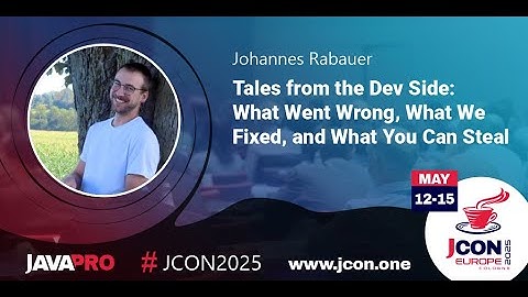 Tales from the Dev Side: What Went Wrong, What We Fixe & What You Can Steal | Johannes Rabauer (EN)