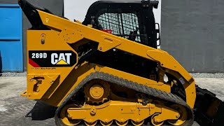 2017 Caterpillar 289D Skid Steer Loader High Flow- Enclosed Cab A/C & heater Item SKU: 10090