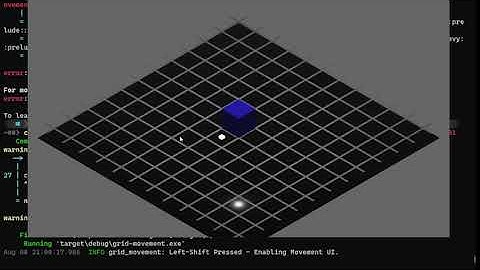 Bevy 0.5.0 - Grid Movement With Mouse Indicator